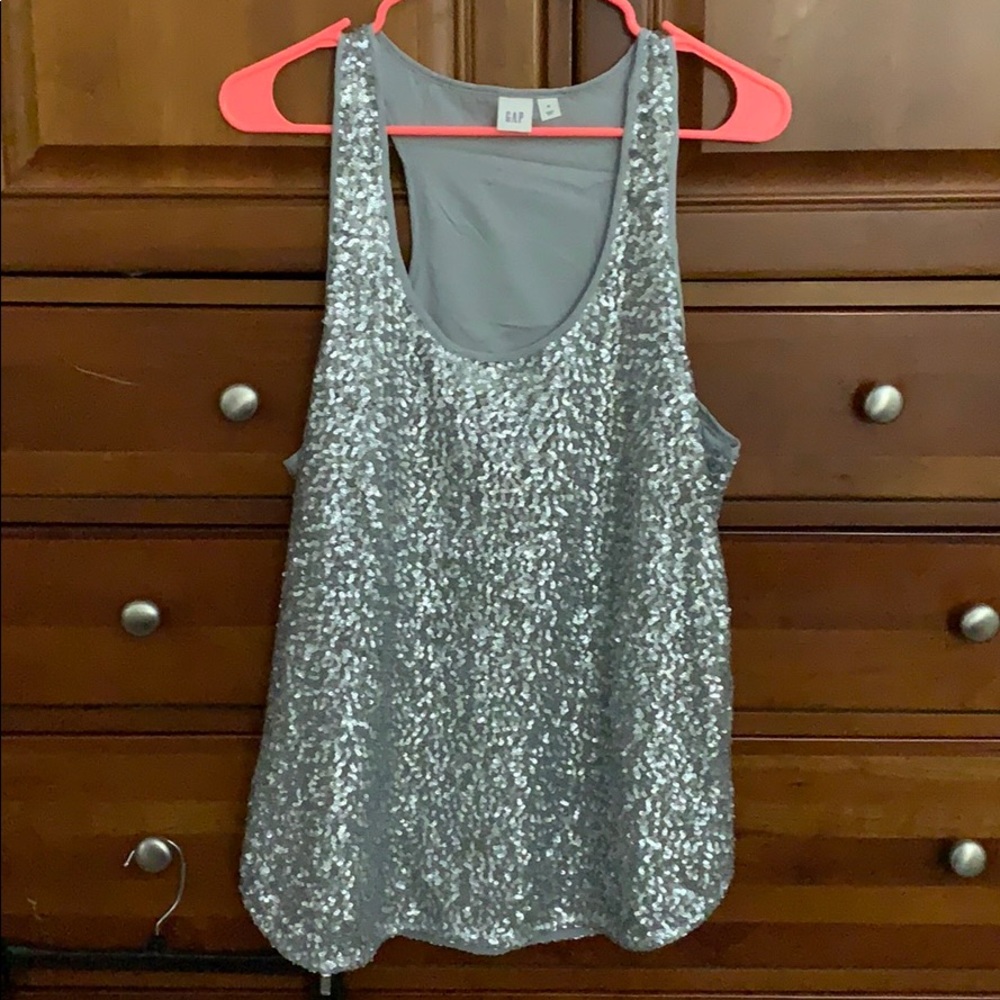 Gap sequined tank